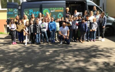 Roboter Workshop & Begeisterbus in der 3b 